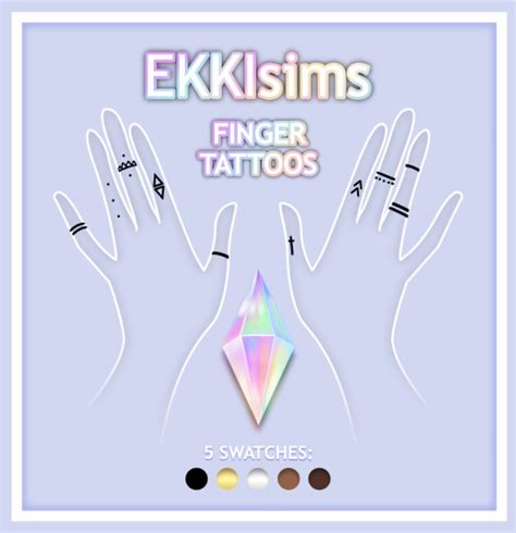 Ekkisims Finger Tattoos This Took Me A Long Time Despite