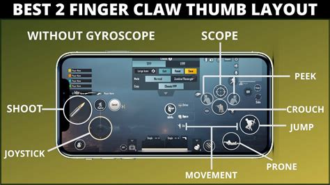 2 Finger Claw Thumb Settings No Gyroscope Best Settings And Sensitivity