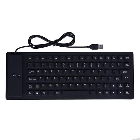 85 Key Flexible Soft Silicone Keyboard Waterproof Dustproof Desktop Usb Roll Up Keyboard For Pc