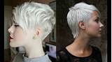 If you are over 50 years old and you're lucky enough to have a thick silver foliage, this classic short cut faded to the sides with this is a medium length cut, smooth and smooth, the gray hair here has a tuft backwards and is a deliberately unkempt hairstyle. Short pixie haircuts for gray hair - YouTube