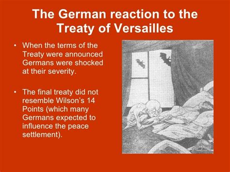 The German Reaction To The Treaty Of Versailles 1