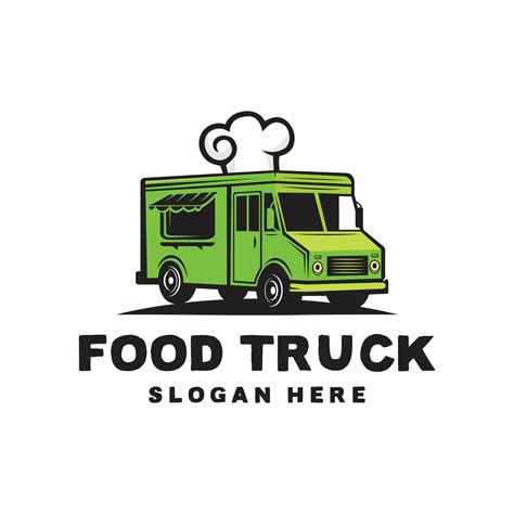 Food Truck Illustration Logo With Playful Youthful And Fun Style Vector Art At Vecteezy