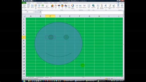 Excel Vba Activex 12 Smiley Face Button On Worksheet Youtube