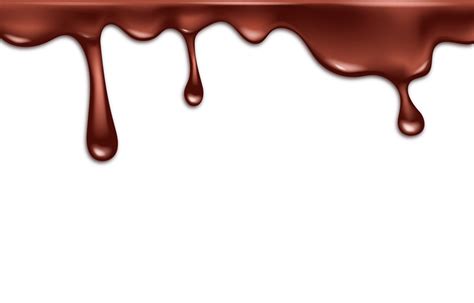 Realistic Melted Chocolate Dripping Down 22688649 Png