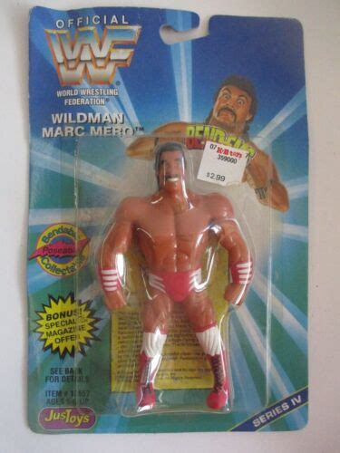 Wwf Hasbro Wildman Marc Mero Retro Figure