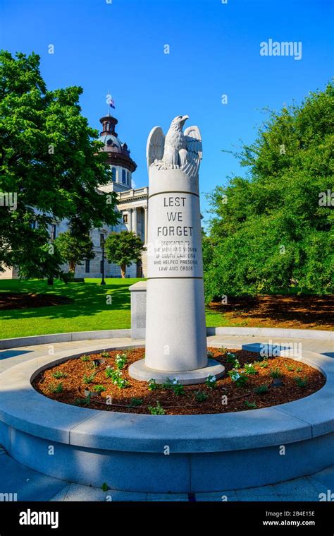 Law Enforcement Officers Monument Columbia South Carolina Home Of The