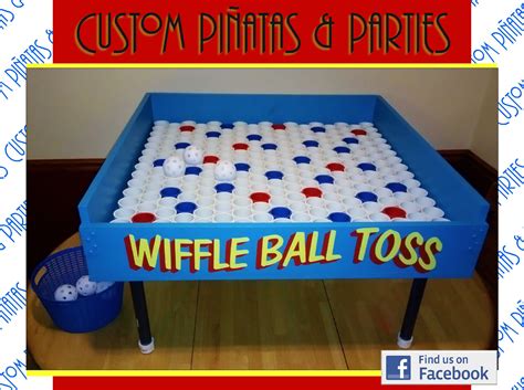 Wiffle Ball Toss Carnival Style Party Game Rental