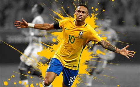 Click on the button at the top right corner of each wallpaper to download. Download wallpapers Neymar Jr, 4k, Brazil national ...