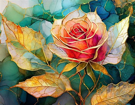 Kiss From A Rose Ii Mixed Media By Susan Rydberg Fine Art America