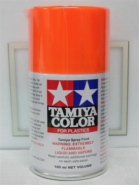 Tamiya Ts 36 Fluorescent Red Plastic Model Spray Paint Tam85036