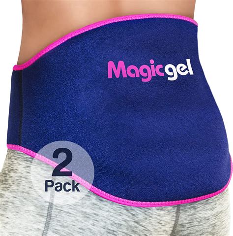 Magic Gel Ice Pack For Back Pain Relief 2 Pack Lower Back Gel Wrap