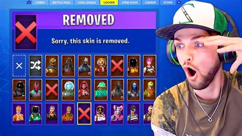 Most of them are also really cool, though a handful are fairly boring as well. Fortnite skins REMOVED... - YouTube