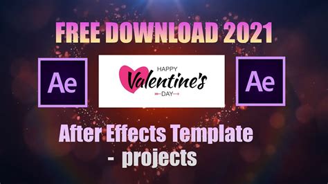 VALENTINE - Free After Effects Template - projects Free Downloads - YouTube