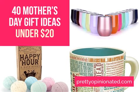 We found 20 heartfelt mother's day gifts under $20 that will make great presents for those on a budget. 40 Fabulous Mother's Day Gift Ideas Under $20