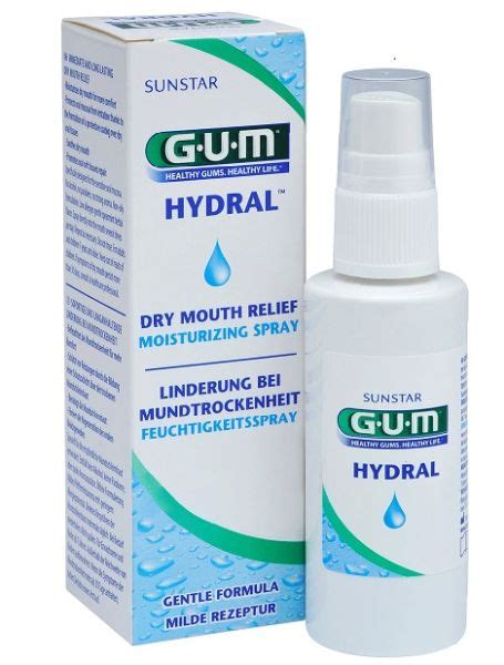 Saliva Spray Hydral Dry Mouth 50ml Gum Jacobsen Dental