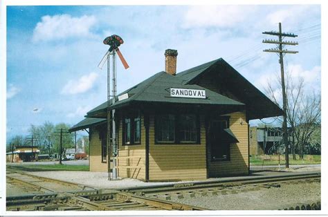 Towns And Nature Sandoval Il Depot And Junction Office Oosbando Vs