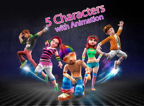 Character Animation Pack Ca05 3d Model Animated Characters