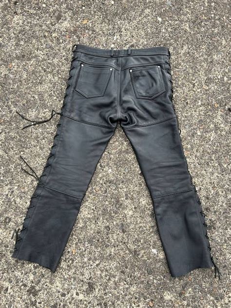 Hein Gericke Vintage Leather Pants Bondage Motorcycle Grailed