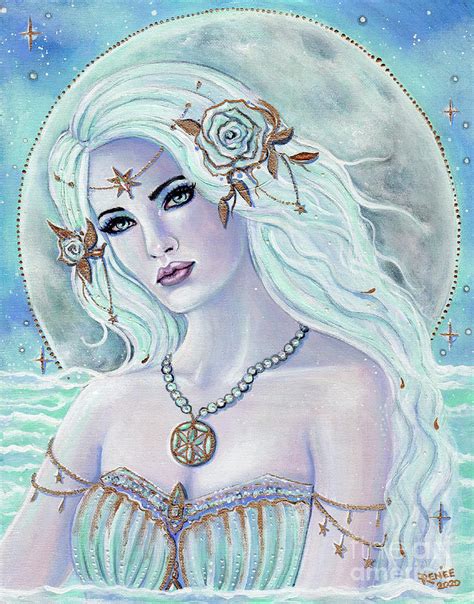 Aphrodite Goddess Of Love Painting By Renee Lavoie Pixels Merch