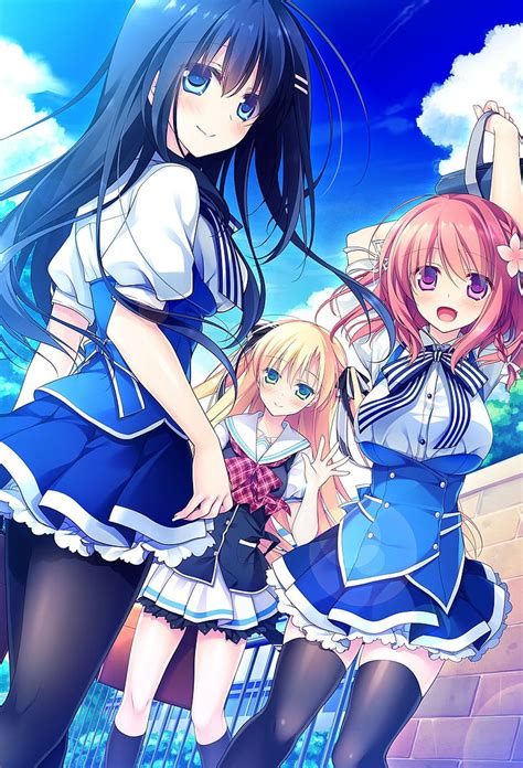3072x768px Free Download Hd Wallpaper Anime Anime Girls Game Cg
