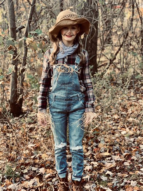 Diy Scarecrow Costume Girl Toddler Scarecrow Costume Halloween