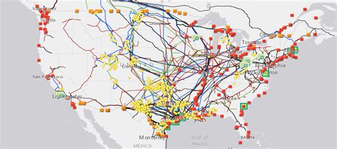 Underground Pipeline Map Usa Map Displays Five Years Of Oil Pipeline