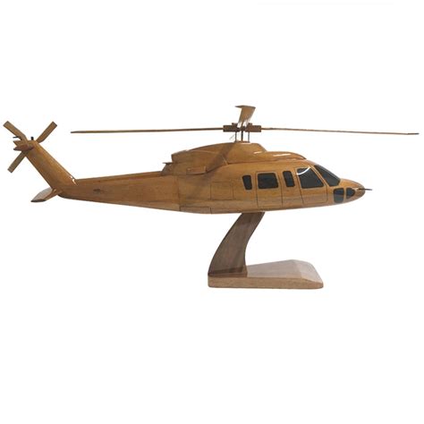 Sikorsky S 76 Medium Utility Helicopter Desktop Modeln The Wooden