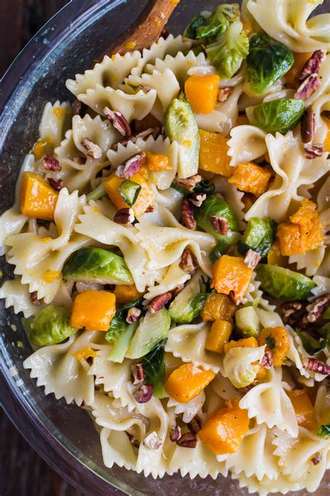 This pasta salad makes a quick and healthy lunch, or is perfect prepared ahead for a picnic or put out all the ingredients for classic pasta salad with pesto dressing and let the kids pick whatever they. Fall Inspired Pasta Salad | Food with Feeling