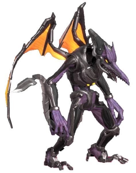 Meta Ridley Standing Upright By Transparentjiggly64 On Deviantart