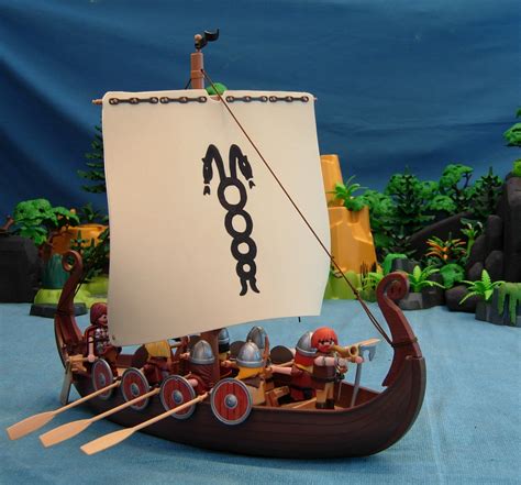 Playmobil Custom Viking Ship Playmobil Vikingos Barcos Vikingos