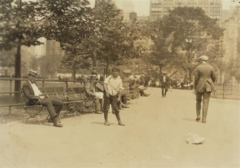 Shoe Shiner In Union Square Nyc In 1924