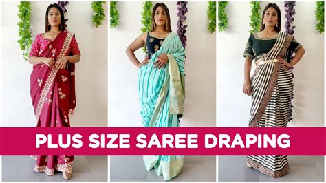 Plus Size Saree Draping Ways Saree Tips And Hacks For Plus Size Women
