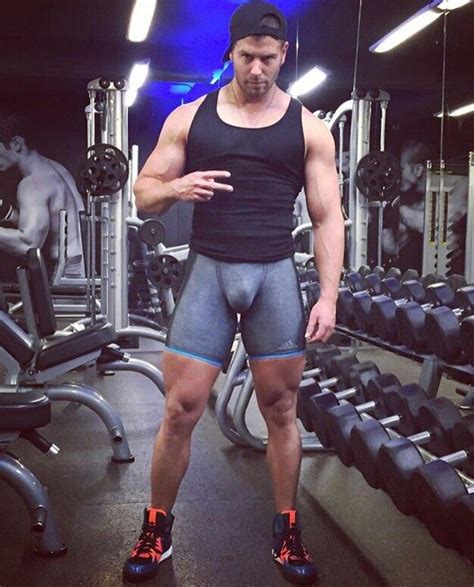 Hot Bulge Underwear Lycra Men Sport Man Gym Rat Muscle Men Bearded