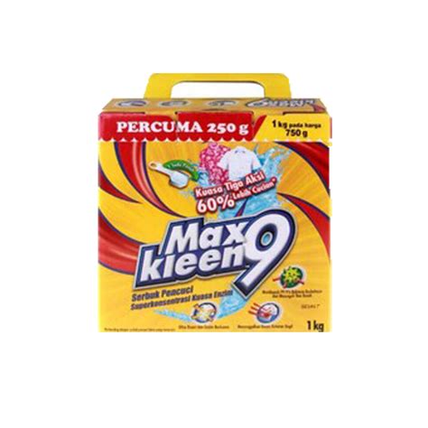 Laundry detergent is a type of detergent (cleaning agent) used for cleaning laundry. Max Kleen 9 Detergent Powder-Super Enzyme Power | Fresh ...