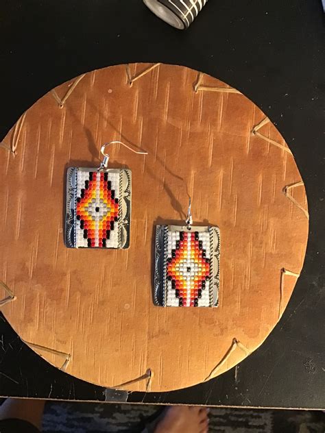 Pin By Jackie Wright On Ojibwe Bead Work And Jewelry That Ive Made