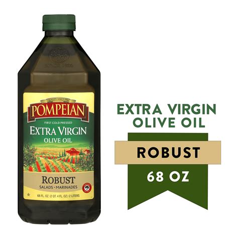 Pompeian Robust Extra Virgin Olive Oil 68 Fl Oz Walmart Com