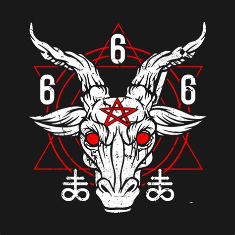 Baphomet Satan 666 Demon Occult Gothic Goth Goth T Shirt Teepublic