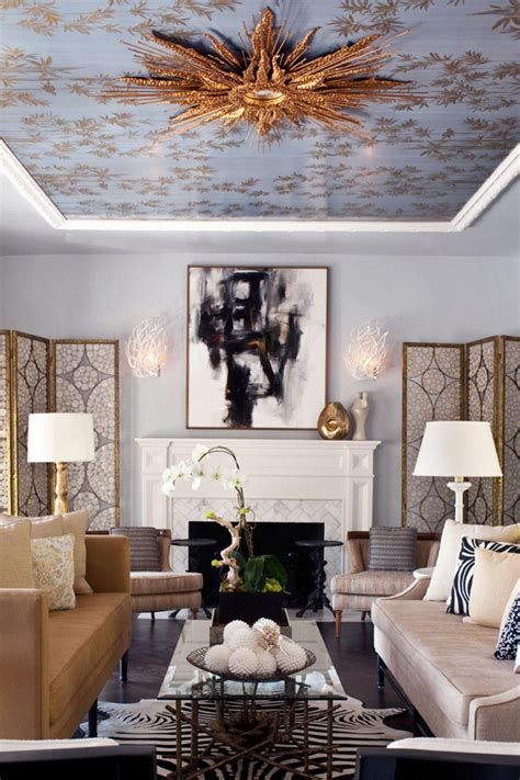 Currently Trending Wallpapered Ceilings The Kuotes Blog