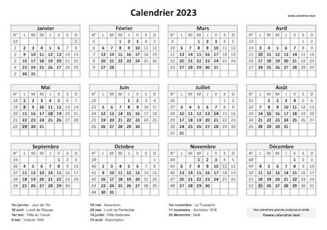 Jours Fériés 2023 En France Dates Et Calendriers