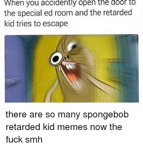 Spongebob memes are a good way to remember childhood and laugh with a favorite cartoon. Spongebob Retarded Face Meme