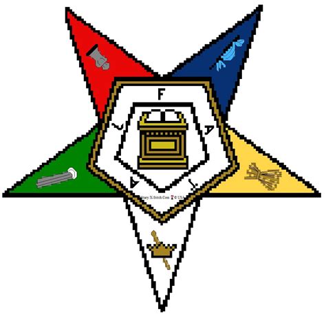 Order Of The Eastern Star Oes Insignia Pdf Military Xstitch Com
