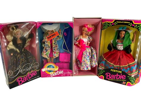 Lot 4 Special Edition Barbies