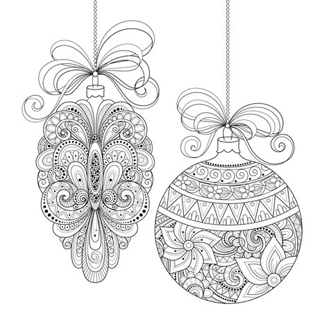 Dibujos Para Colorear De Navidad Mandalas - Impresion gratuita