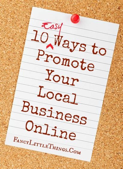10 Easy Ways to Promote Your Local Business Online