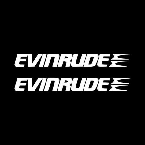 Evinrude Outboard Motors Logo Vinyl Decal Sticker