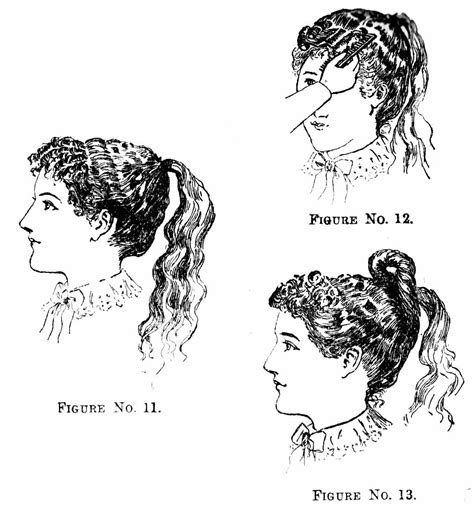 How to gibson girl hair edwardian victorian vintage retro. 1894 Delineator- Newport Knot hairstyle with curled ...