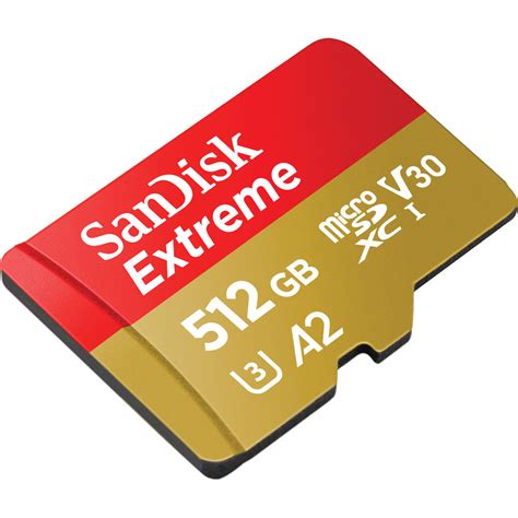 SanDisk 512GB Extreme UHS-I microSDXC Memory SDSQXA1-512G-AN6MA