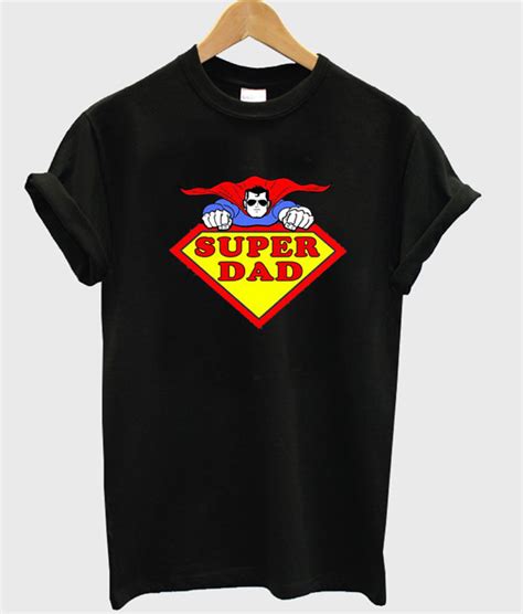 Super Dad Superhero T Shirt