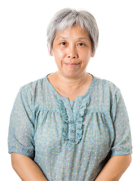 Mature Asian Woman Stock Image Image Of Background Hair 32846869