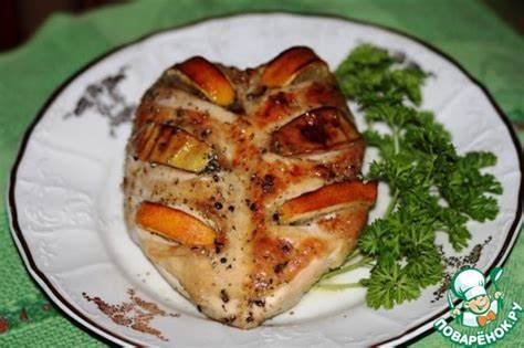Куриные грудки, запеченные с лимоном и яблоками – кулинарный рецепт Картинка - Куриные грудки, запеченные с лимоном и яблоками – кулинарный рецепт